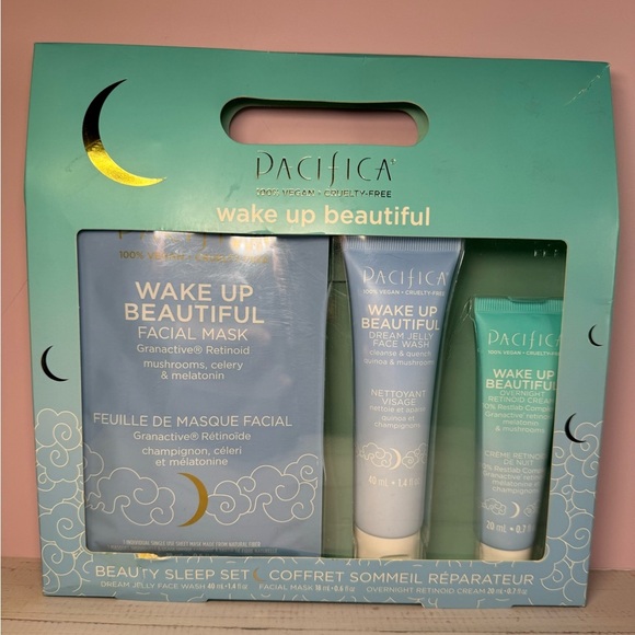 Pacifica WAKE UP BEAUTIFUL Beauty Sleep Set: Retinoid, Jelly Cleanser, Face Mask - Picture 1 of 3